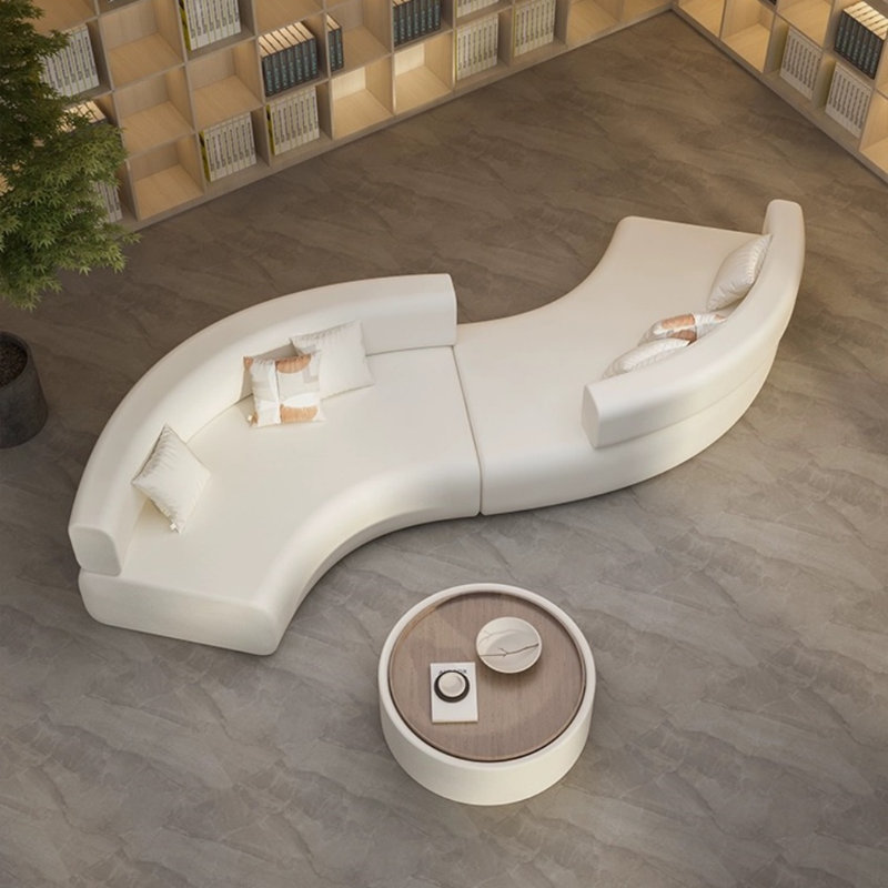 Creative Minimalist Sofa, 26.38" H x 110.24" W x 33.46" D