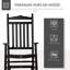 Chaise berçante à haut dossier Traditional-1064156853