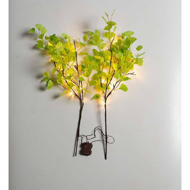 Ensemble de 2 feuillages artificiels, Vert