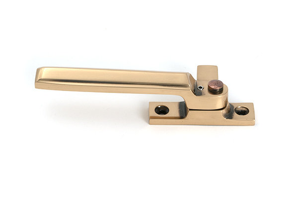 Art Deco Locking Fastener - RH, Polished Bronze