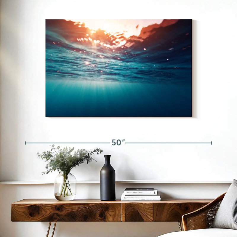 Gillard Ocean Wave Sunrays, 26" H x 39" W