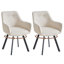 Upholstered Linen Blend Armchair-676442113-676442116-676442121