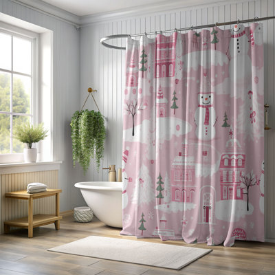 Blush Xmas - Premium Shower Curtain 94