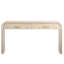 Console à silhouette ouverte en bois naturel avec 2 tiroirs supérieurs pour le vestibule, la salle à manger et le salon-130080788
