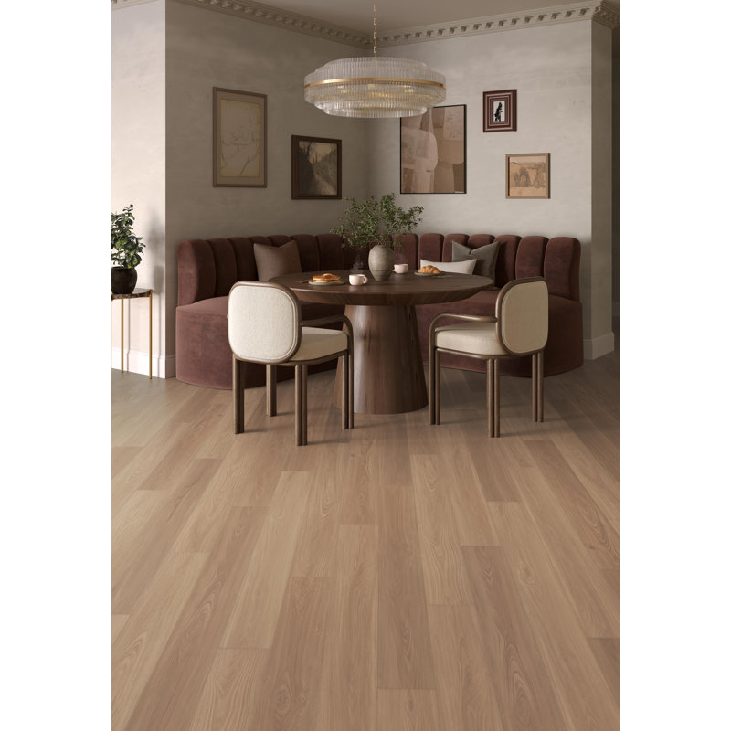 Planche en vinyle de luxe NEUF ADURA®Max avec Microban® Noble Oak 7 po x 60 po x 8 mm en écorce avec couche d'usure de 20 mil