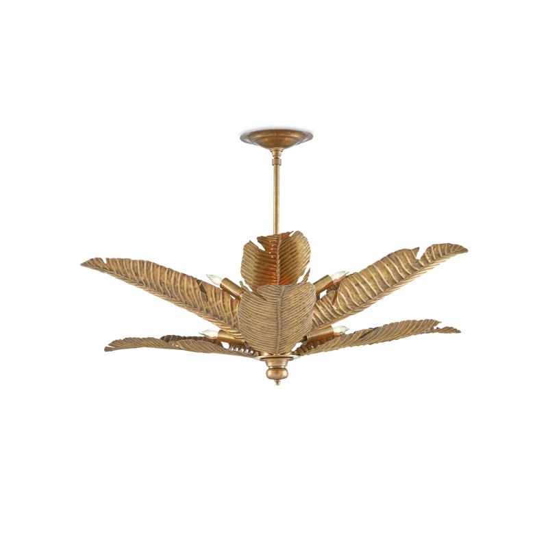 Tropical 6 - Light Semi Flush Mount