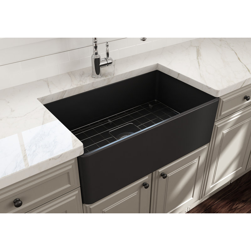 30'' L Kitchen Sink, Matte Black