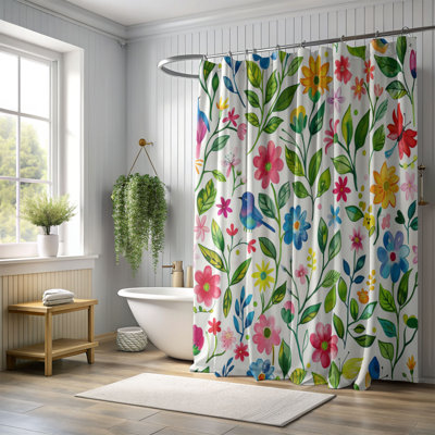 Spring Dye - Premium Shower Curtain