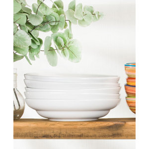 White Essential 9" Pasta Bowl Set