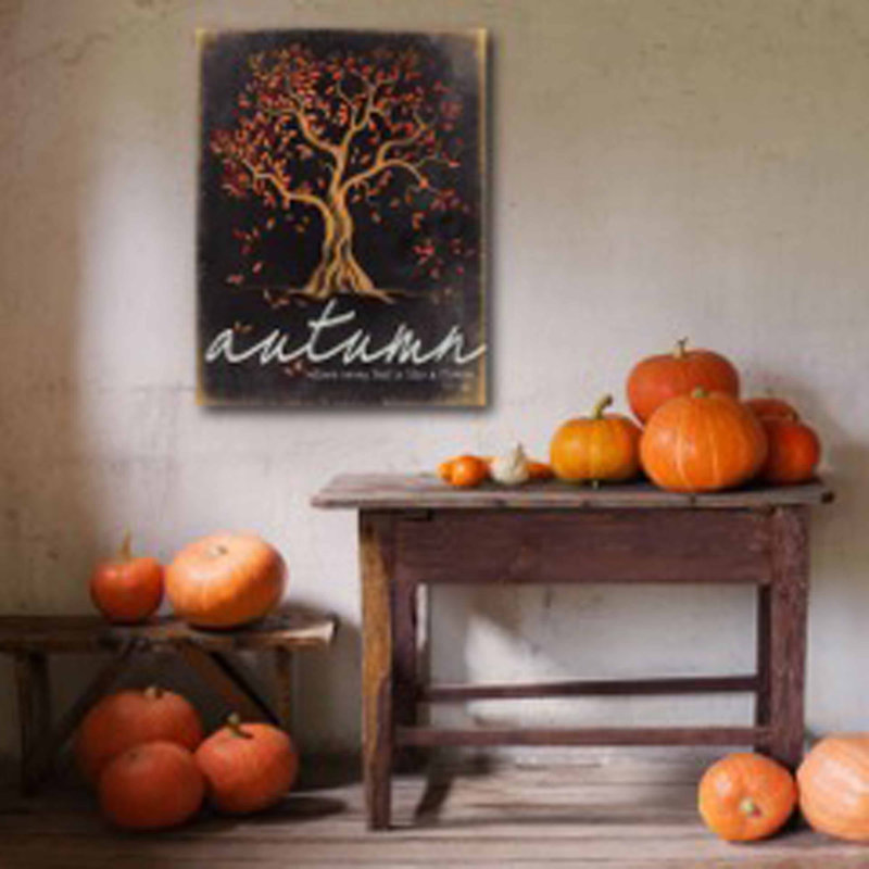 « automne colors », impression sur toile