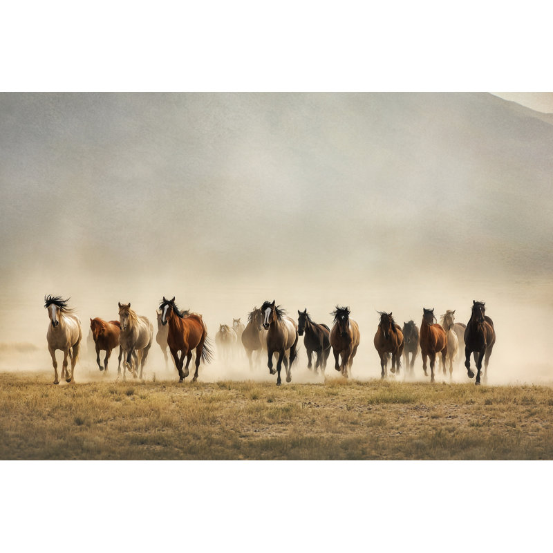 "Distant Dust", art mural sur toile tendue, L 40 po x H 30 po x P 1,5 po