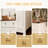 Grain Top Farmhouse Barn-Door Storage Cabinet, Coffee Bar Buffet Sideboard With Drawer For Kitchen-1473169970