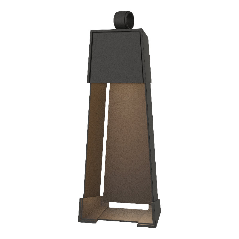 Revere Steel Wall Light, Natural Iron, 25.1" H x 10.2" W x 4" D, Natural Iron