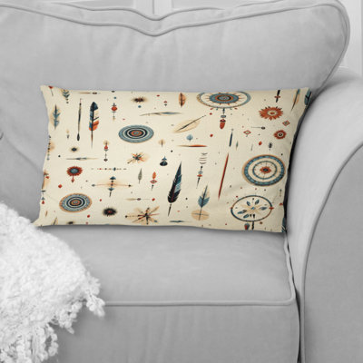 Motif bohème beige rétro Nomad Ii