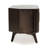 Klever Wooden Corner TV Stand with Slatted Doors