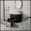 Meuble-lavabo mural avec lavabo, tiroirs doubles, lavabo en céramique, assemblage facile-366066800-366066807