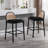 Modern Bar Stools Upholstered Counter Stools With Rattan Backrests And Wood Legs Kitchen Stools For Island-2019909511-2019909506
