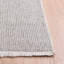 Tapis en jute tissé à la machine de couleur unie en gris clair-252926787