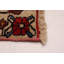 Tapis rouge en laine des années 1990 de 4 pi 9 po x 9 pi 6 po Ysella