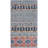 Felty Geometric Navy/Ivory Area Rug-64757456