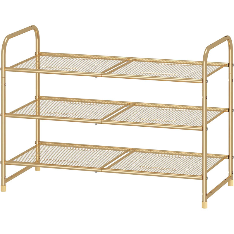 Simple Trending 3-Tier Stackable Shoe Rack