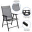 Chaise de patio pliante d'extérieur Hedgesville-86859330