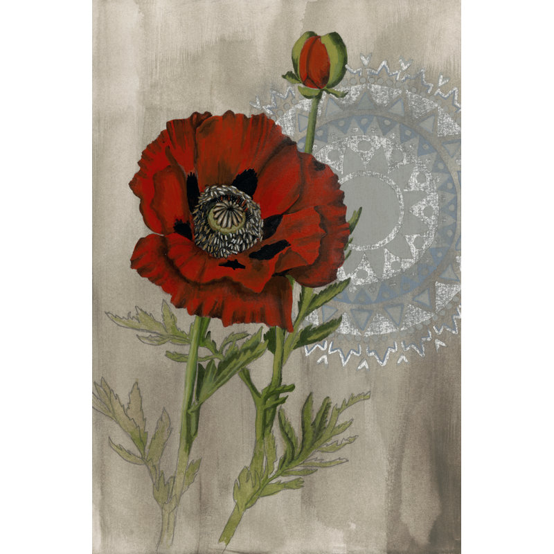 Bohemian Botanical III by Naomi McCavitt - Wrapped Canvas Painting, 76cm H x 51cm W