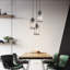 3 - Light Matte Black Cylinder Pendant