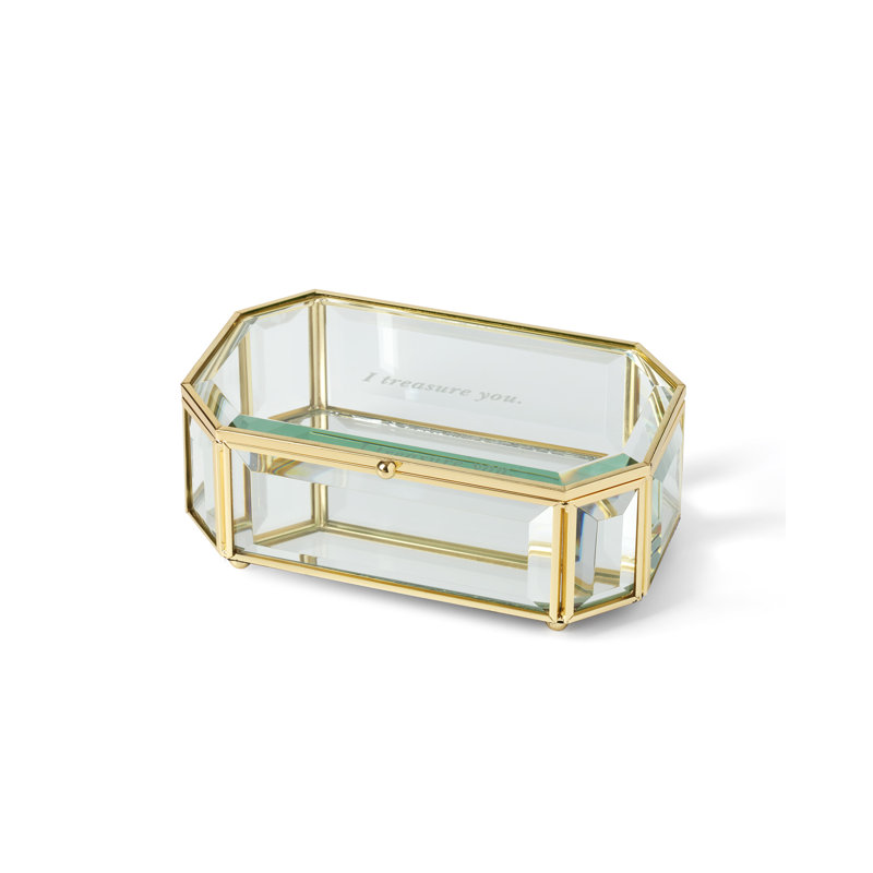 Boîte à bijoux «I Treasure You», Clair