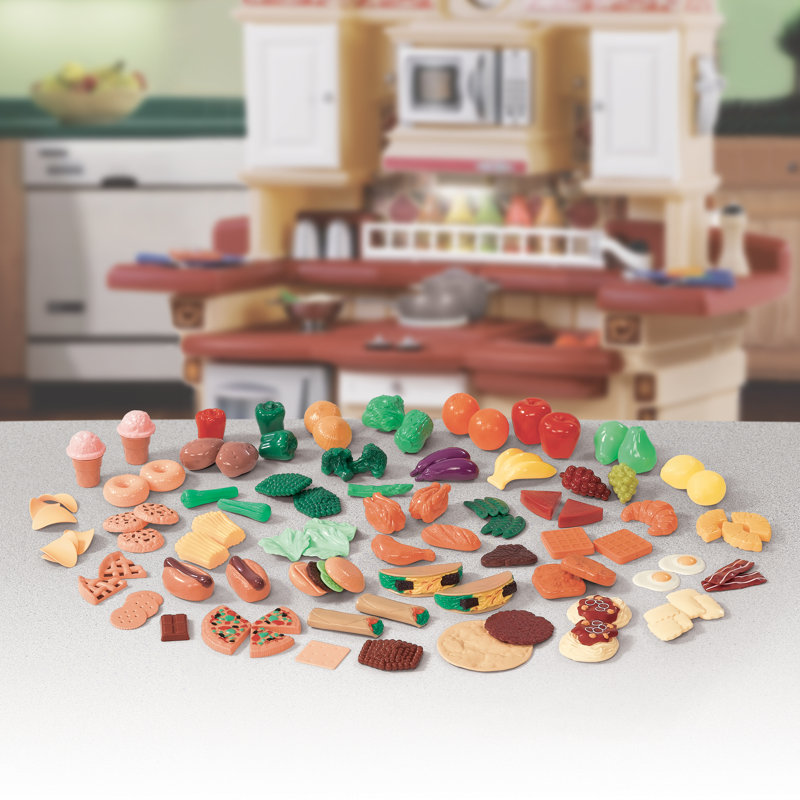 Step2 101 Piece Play Food Assortment Toddler Pretend Play Kitchen Set