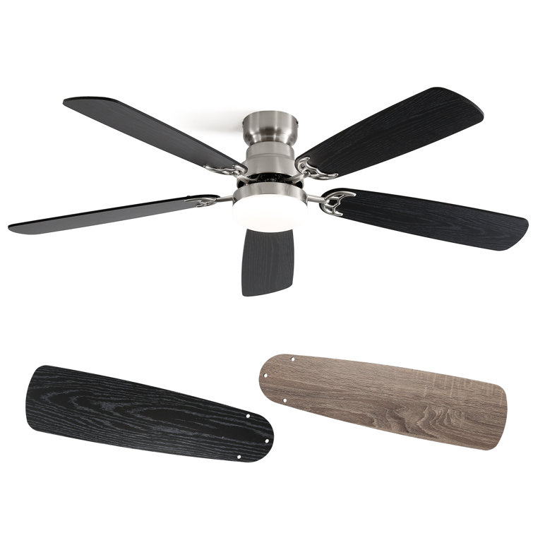 Sofucor 52" 5-Blades Standard Ceiling Fan with LED Lights and Remote Control-Nova