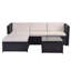 Rattan Garden Wicker Furniture Patio Sofa Set With Glass Coffee Table-879659022-884477814