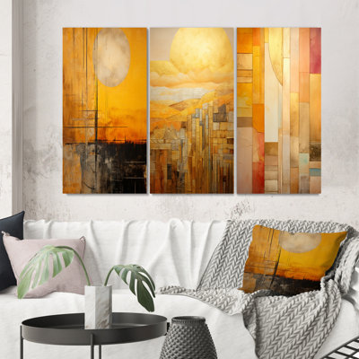 «Full Moon Rustic Memories II», 3 pièces