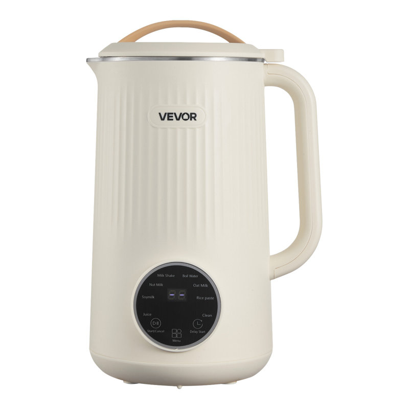 Machine à lait 8 en 1, machine à lait de soja 34 oz avec mélange de 180 W, pour avoine maison, noix, soja, jus, lait frappé, céréales de riz, boissons à base de plantes avec auto-nettoyage, eau bouillante, délai de 12 heures