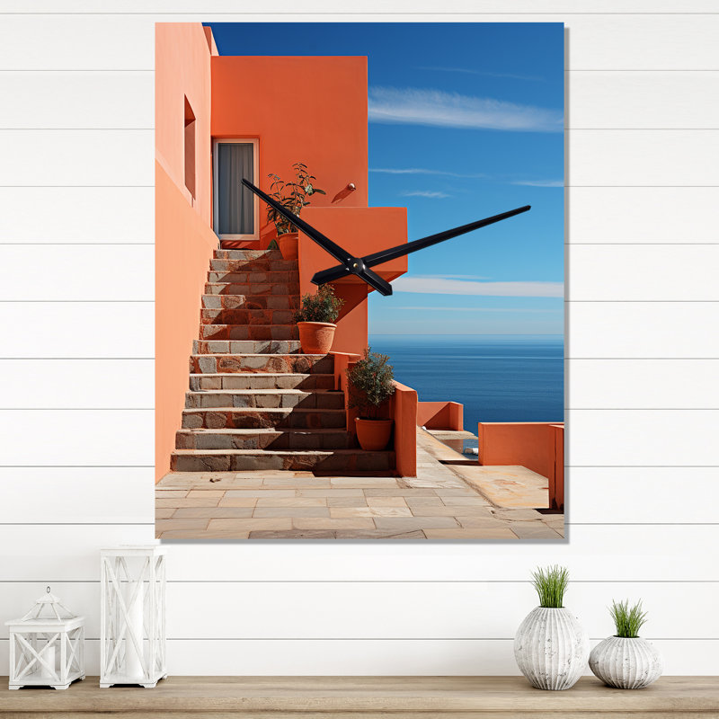 Coastal Minimalisme Photo VIII - Horloges murales nautiques et de plage, Petit