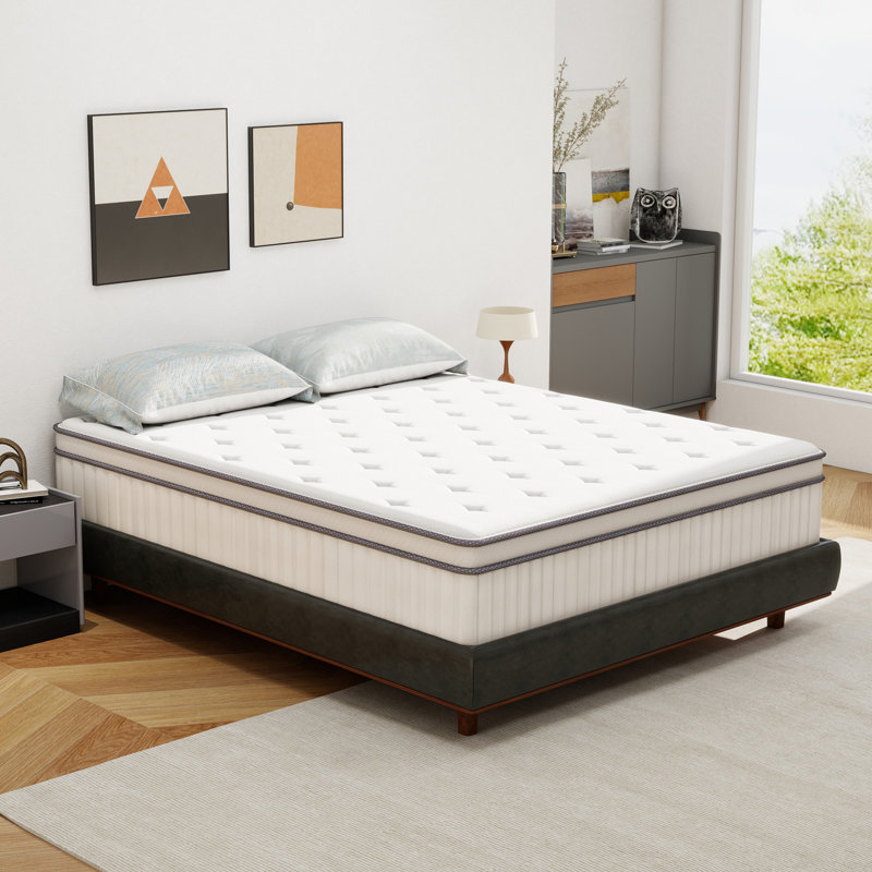 Full Mattress,Memory Foam Hybrid 12 Inch Springs Mattresses,Fits All Bed Frames Full Size Mattress for Bedroom, Queen