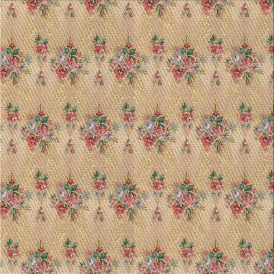 Tapis brun/gris à motifs