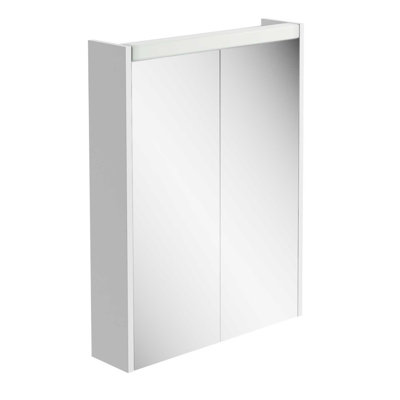 Benta 550 mm W 730 mm H Surface Framed Mirrored Bathroom Cabinets 3 Shelves with Mirror