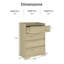 Commode décorative 4 tiroirs Romeon-122543928
