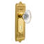 Egg & Dart Plate with Decorative Keyhole and Oval Fluted Crystal Door Knob-473666565-473666680