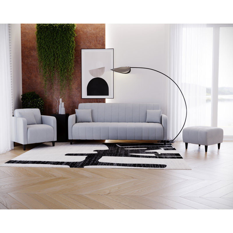 Taye 2 Seater Sofa, Grey