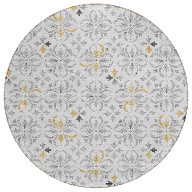 Tapis rond 8 po