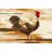Machine Washable Printed Rooster Beige Brown Runner Rug and Mat-42986554