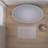 67" Freestanding Solid Surface Soaking Oval Bathtub-111464616