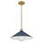 Zoë 1 - Light Lacquered Brass Single Pendant-1643878402