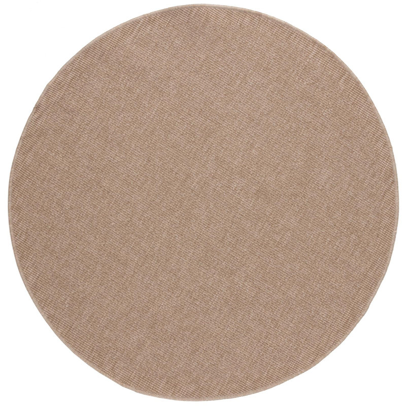 Nature Collection Chequered Kilim Indoor / Outdoor Area Rug, Round 160 cm