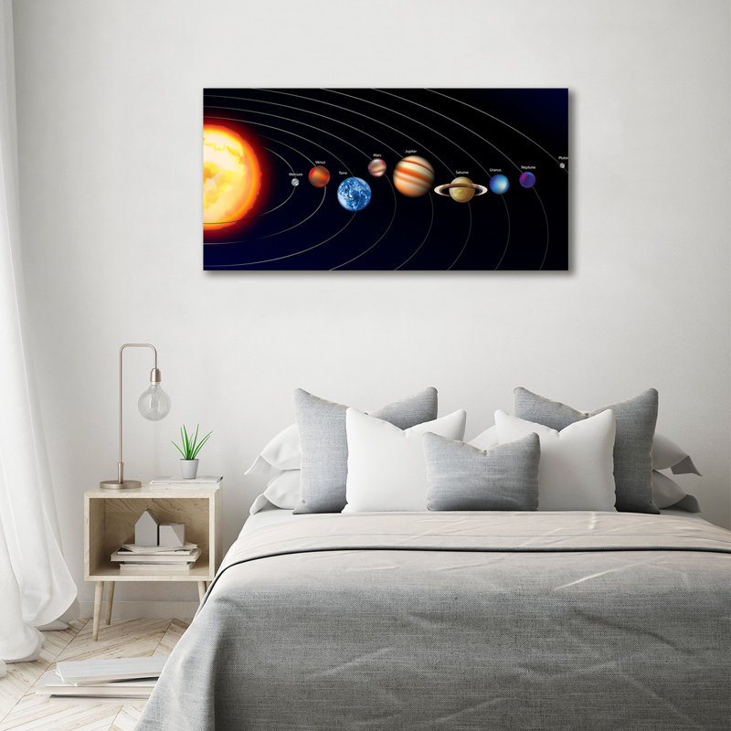 Solar System - No Frame Print, Canvas, 70cm H x 140cm W