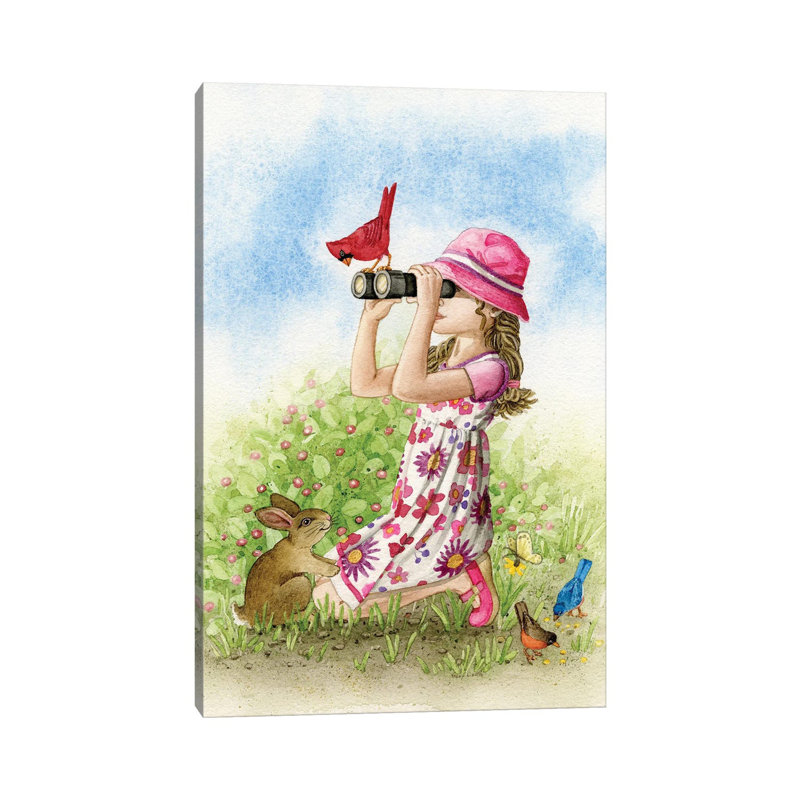 Observer les oiseaux, H 12 po x l 8 po x P 0,75 po