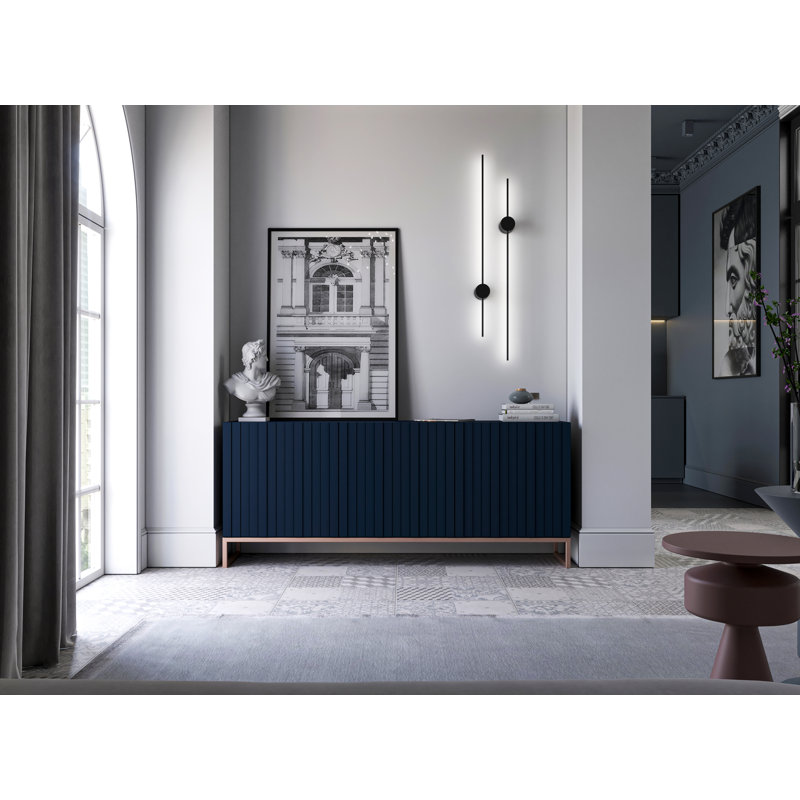 Hub 168cm Sideboard, Navy Blue