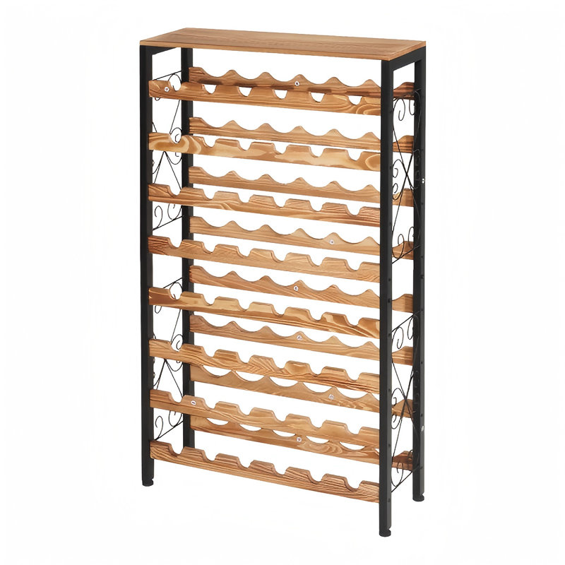TIBROMTACK Support à vin 48 bouteilles à 8 niveaux